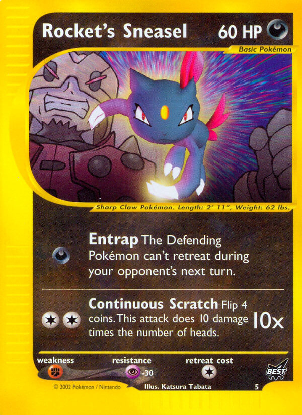 Rocket's Sneasel (5) [Best of Promos] | Galaxy Games LLC