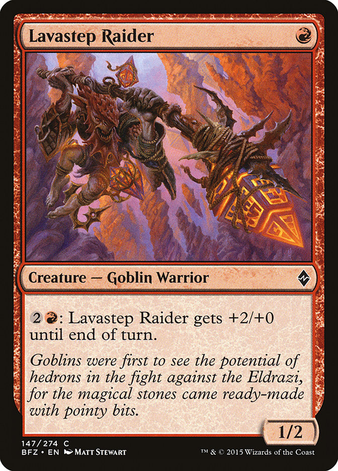 Lavastep Raider [Battle for Zendikar] | Galaxy Games LLC