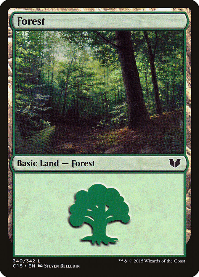 Forest (340) [Commander 2015] | Galaxy Games LLC