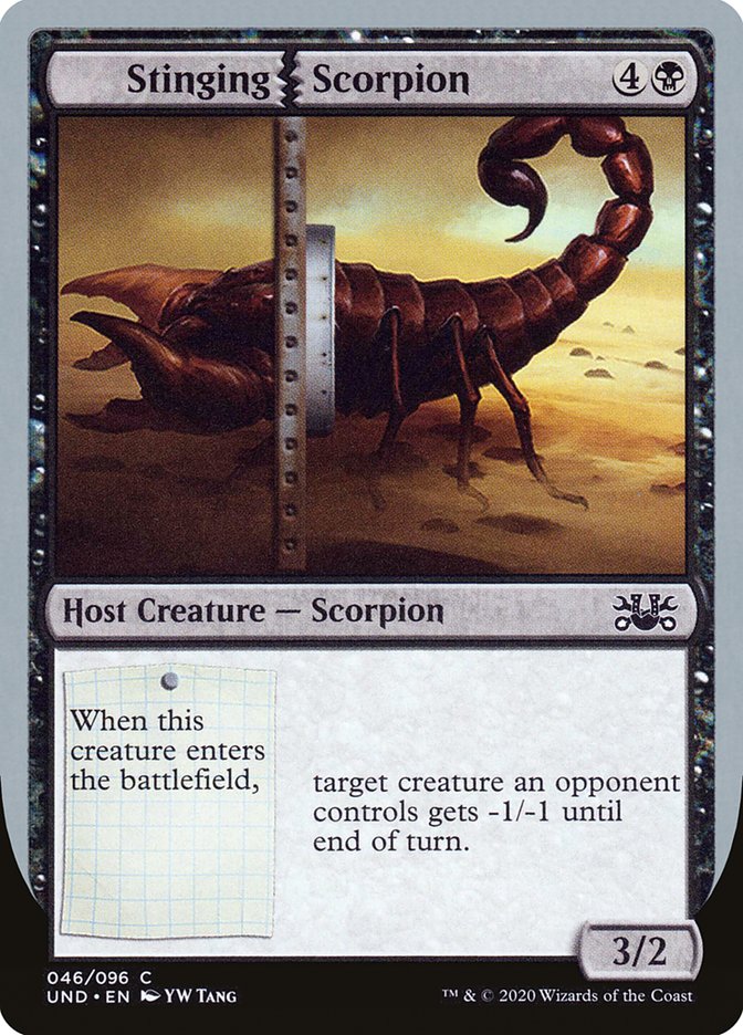 Stinging Scorpion [Unsanctioned] | Galaxy Games LLC