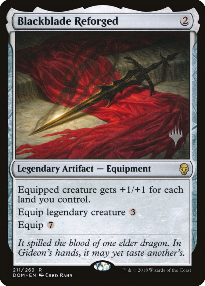 Blackblade Reforged (Promo Pack) [Dominaria Promos] | Galaxy Games LLC