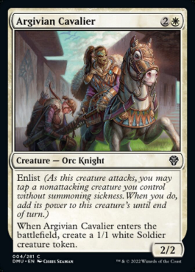 Argivian Cavalier [Dominaria United] | Galaxy Games LLC