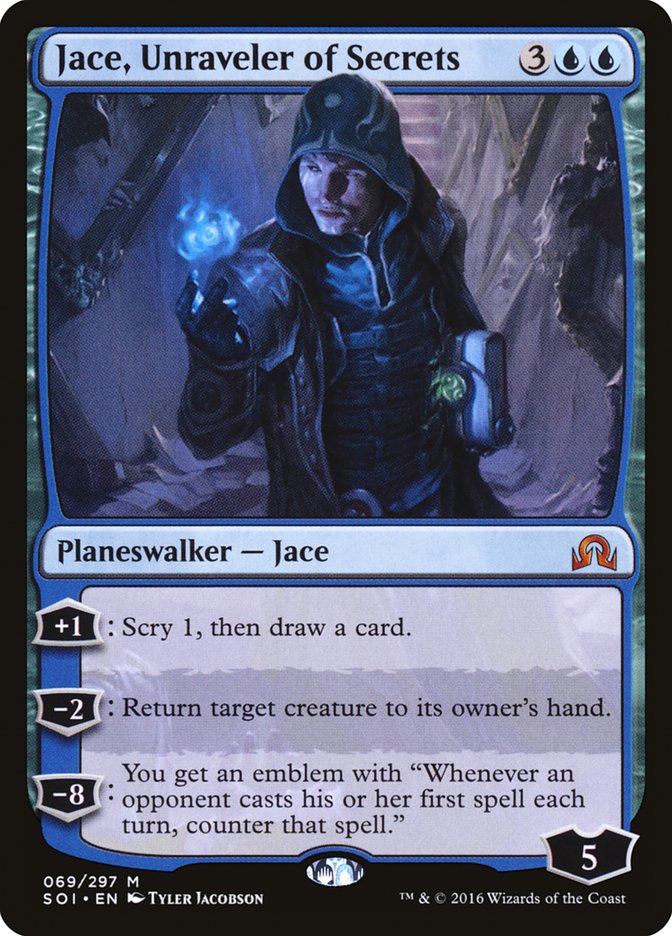 Jace, Unraveler of Secrets [Shadows over Innistrad] | Galaxy Games LLC