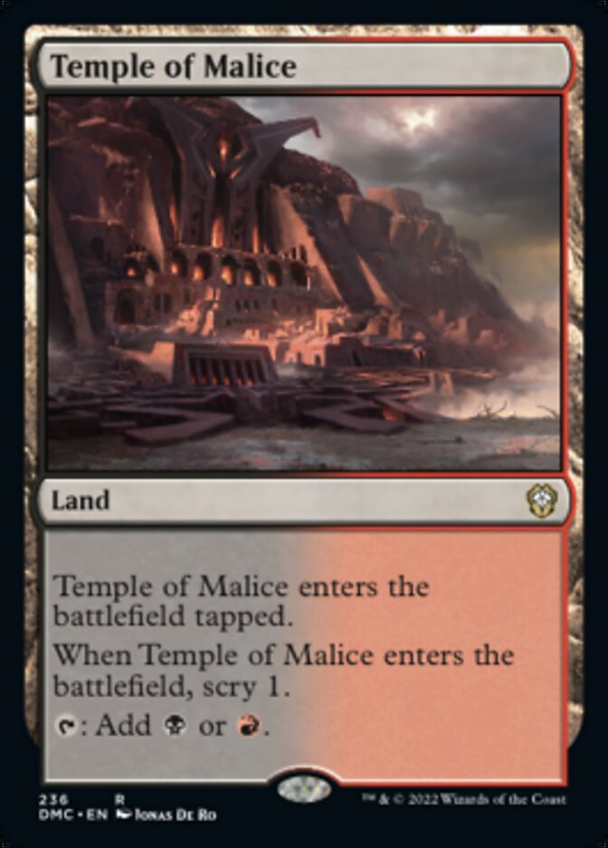 Temple of Malice [Dominaria United Commander] | Galaxy Games LLC