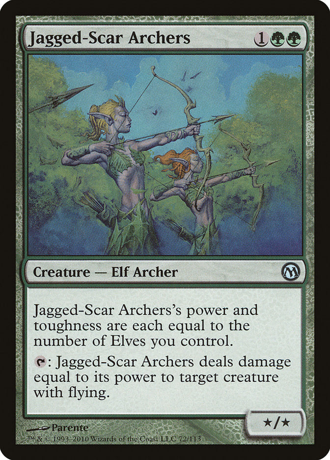 Jagged-Scar Archers [Duels of the Planeswalkers] | Galaxy Games LLC
