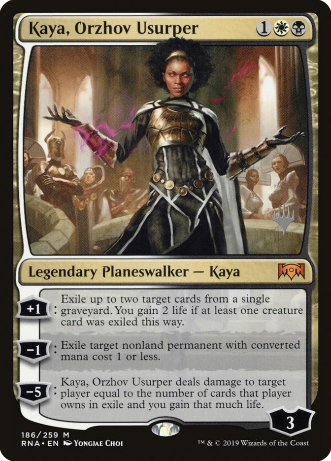 Kaya, Orzhov Usurper (Promo Pack) [Ravnica Allegiance Promos] | Galaxy Games LLC