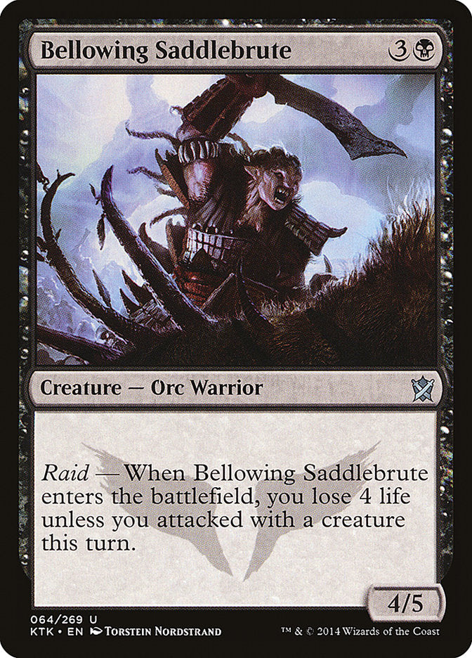 Bellowing Saddlebrute [Khans of Tarkir] | Galaxy Games LLC