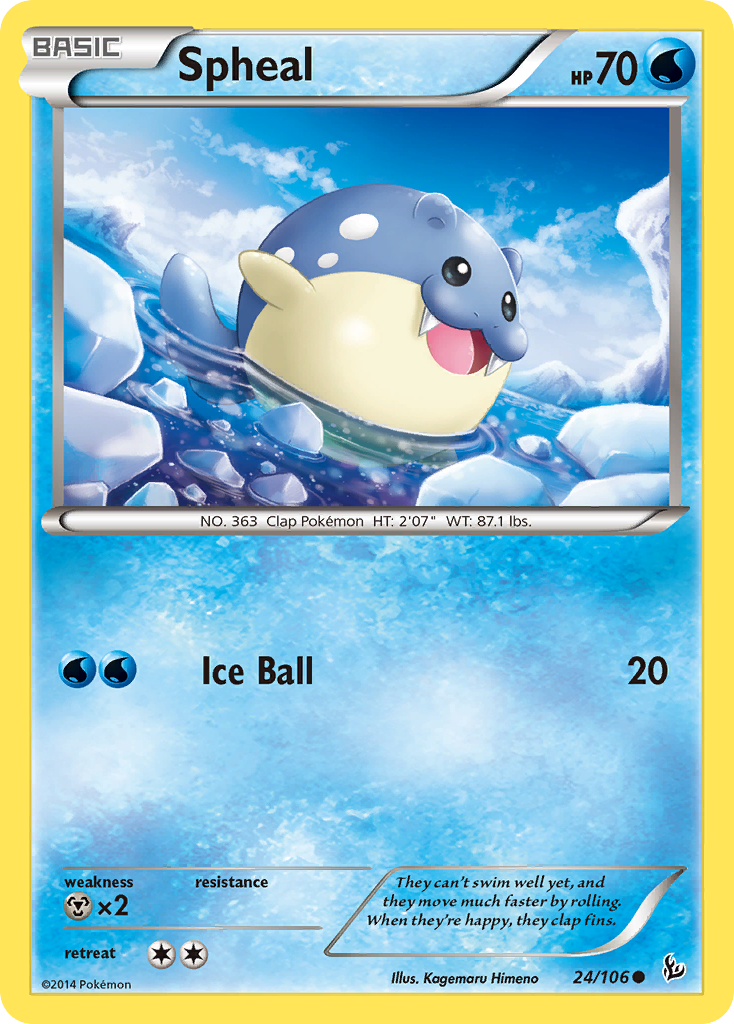 Spheal (24/106) [XY: Flashfire] | Galaxy Games LLC