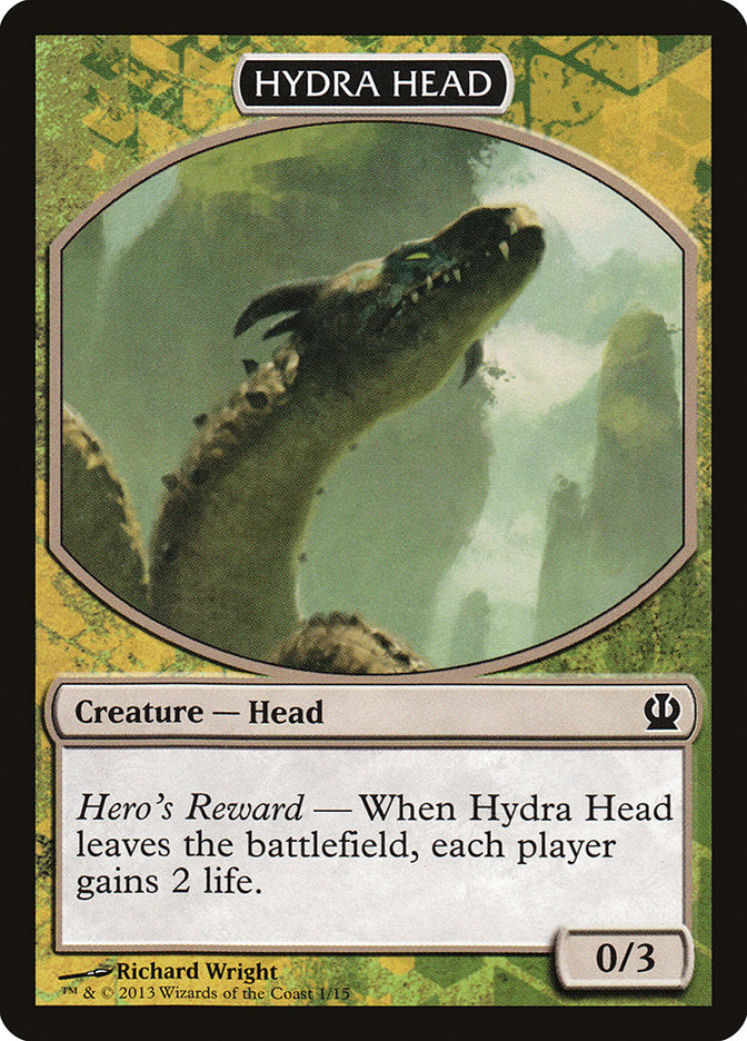 Hydra Head Token [Theros Face the Hydra] | Galaxy Games LLC
