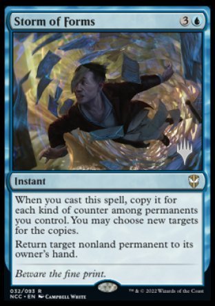 Storm of Forms (Promo Pack) [Streets of New Capenna Commander Promos] | Galaxy Games LLC