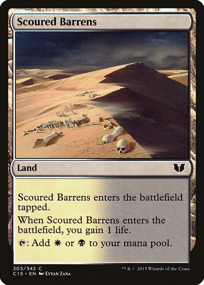 Scoured Barrens [Commander 2015] | Galaxy Games LLC