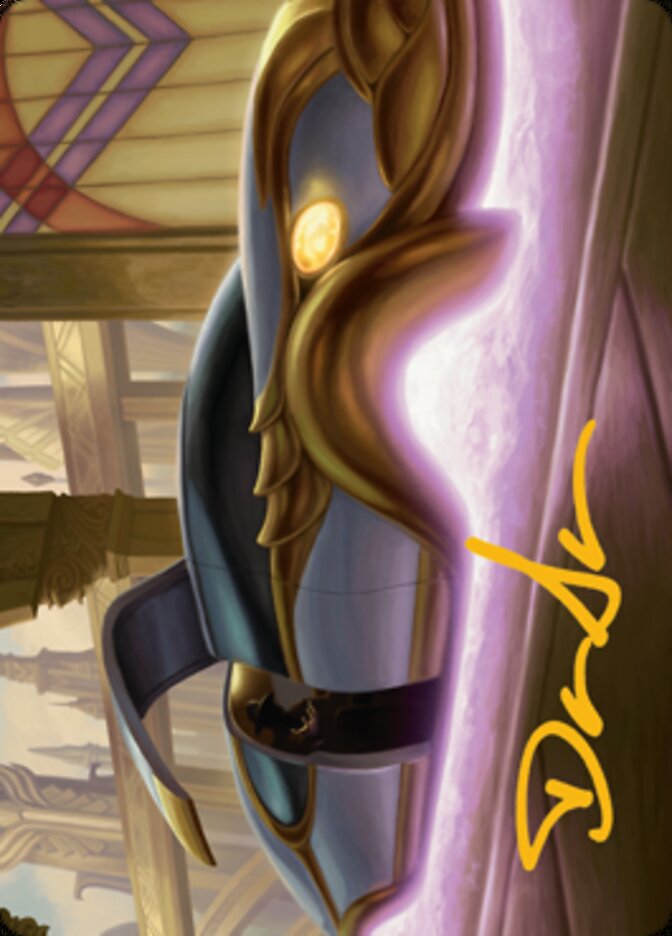 Mysterious Limousine Art Card (Gold-Stamped Signature) [Streets of New Capenna Art Series] | Galaxy Games LLC