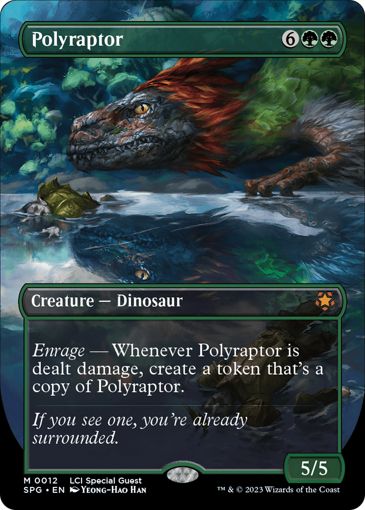 Polyraptor (Borderless) [The Lost Caverns of Ixalan Special Guests] | Galaxy Games LLC