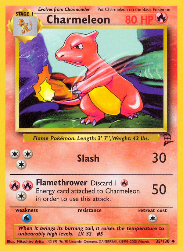 Charmeleon (35/130) [Base Set 2] | Galaxy Games LLC