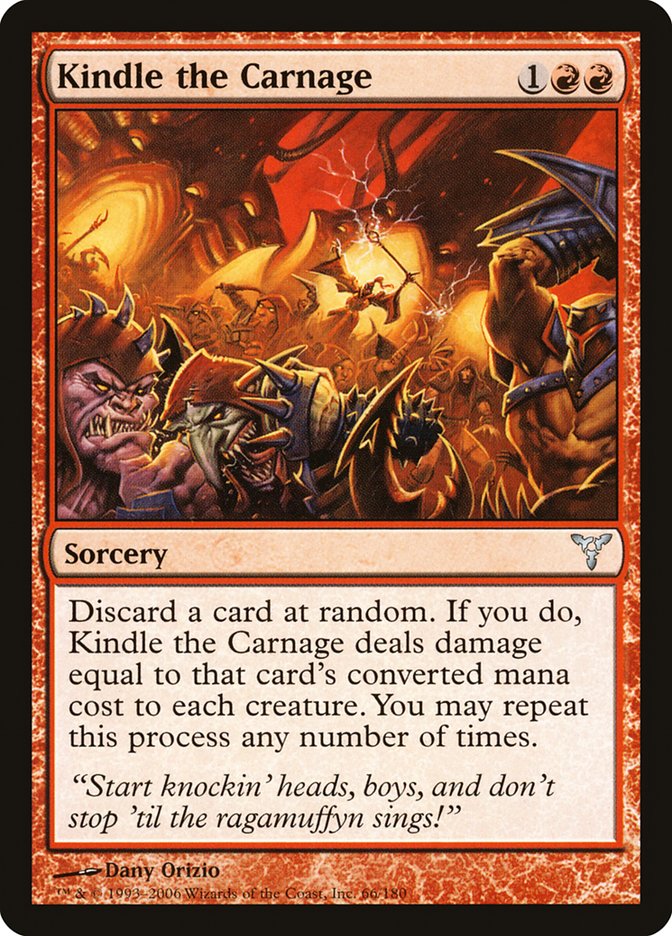 Kindle the Carnage [Dissension] | Galaxy Games LLC