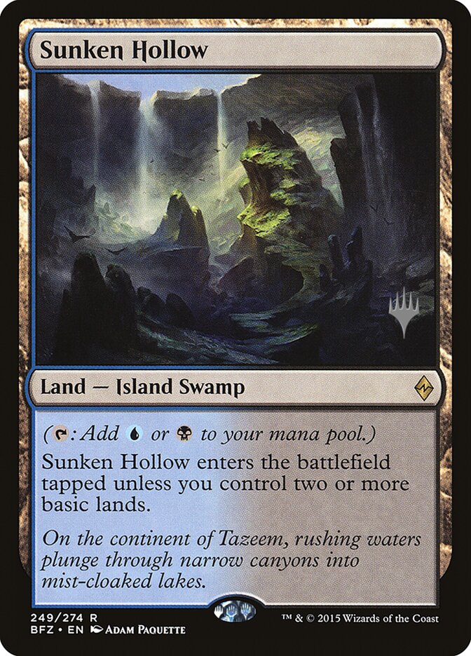 Sunken Hollow [Battle for Zendikar Promos] | Galaxy Games LLC