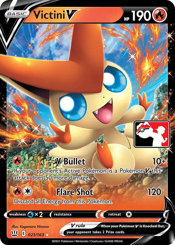 Victini V (021/163) [Prize Pack Series One] | Galaxy Games LLC