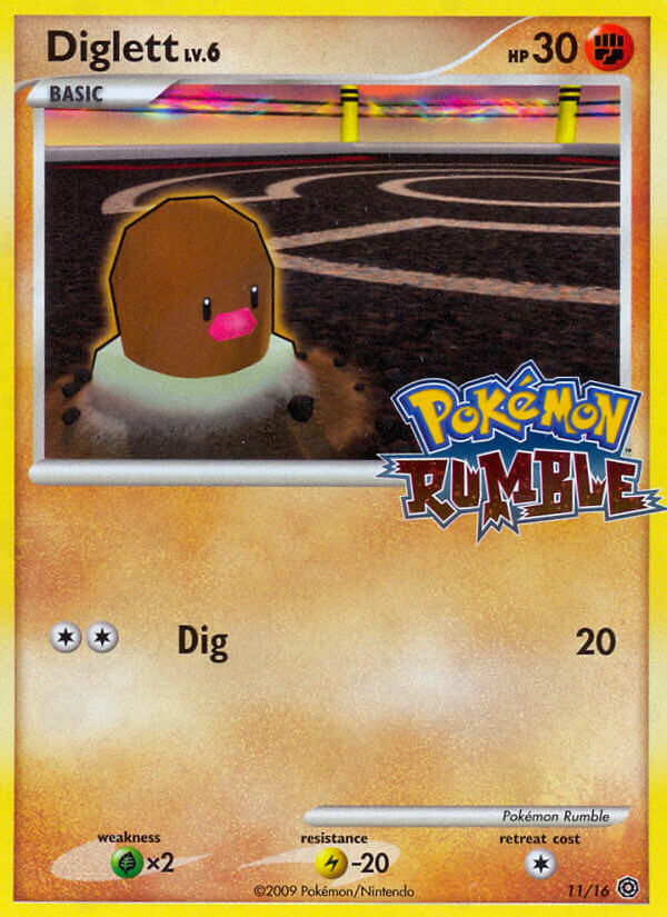 Diglett (11/16) [Pokémon Rumble] | Galaxy Games LLC