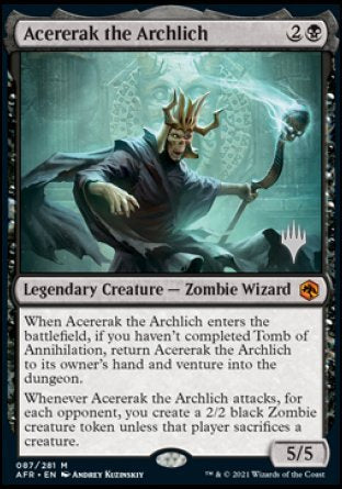 Acererak the Archlich (Promo Pack) [Dungeons & Dragons: Adventures in the Forgotten Realms Promos] | Galaxy Games LLC