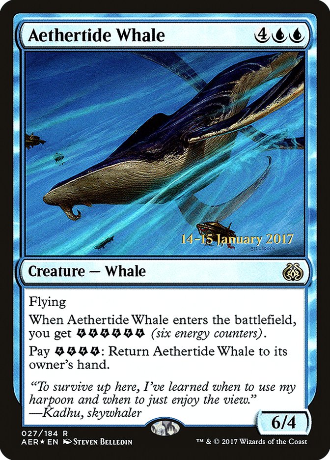 Aethertide Whale [Aether Revolt Prerelease Promos] | Galaxy Games LLC