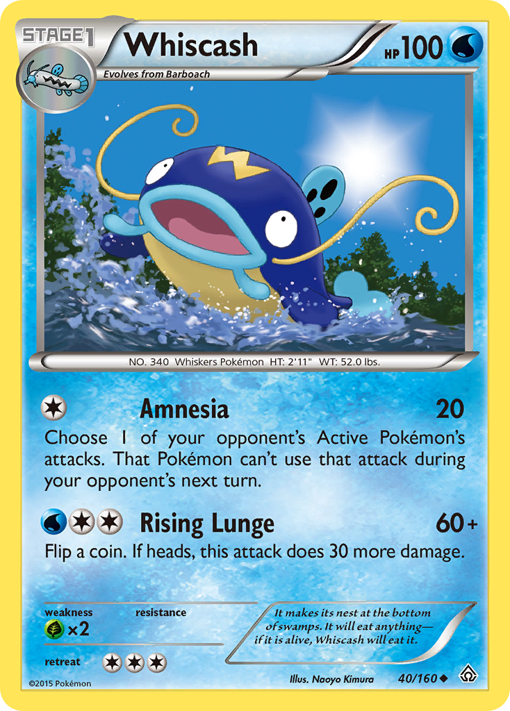 Whiscash (40/160) [XY: Primal Clash] | Galaxy Games LLC