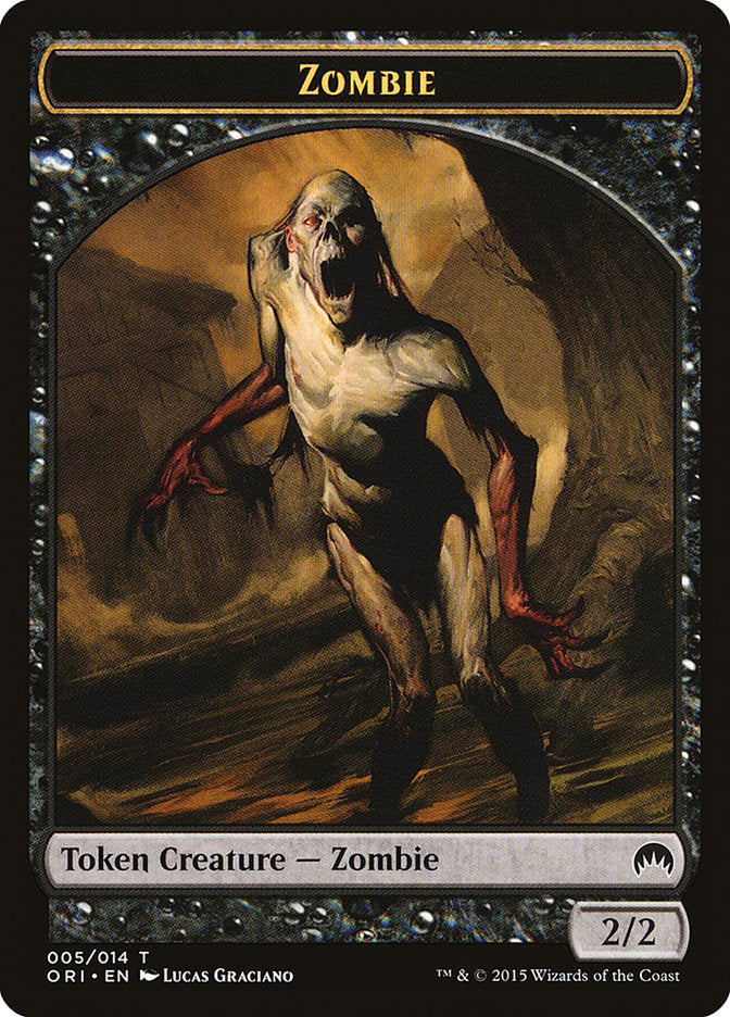 Zombie Token [Magic Origins Tokens] | Galaxy Games LLC