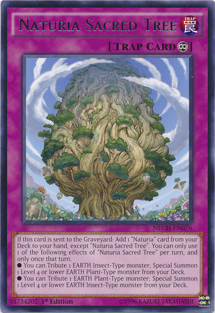 Naturia Sacred Tree [NECH-EN076] Rare | Galaxy Games LLC