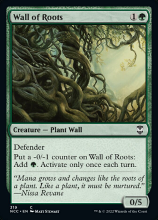 Wall of Roots [Streets of New Capenna Commander] | Galaxy Games LLC