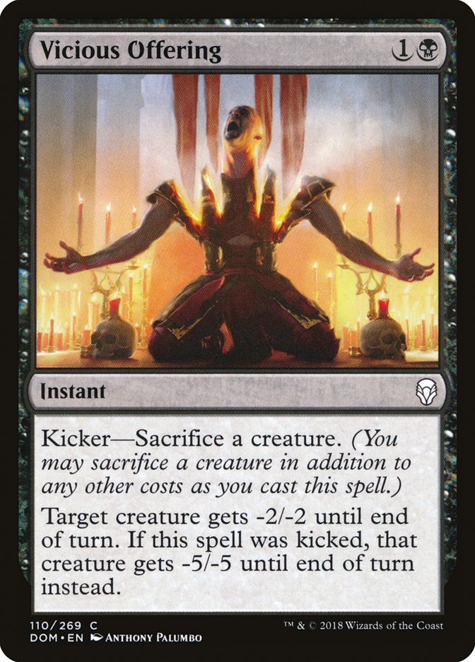 Vicious Offering [Dominaria] | Galaxy Games LLC