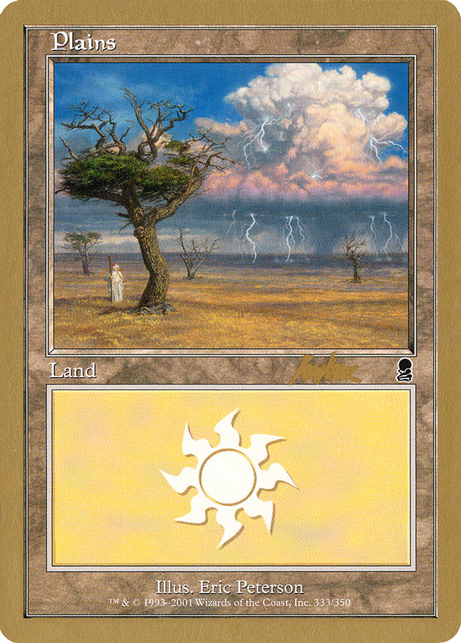 Plains (bk333) (Brian Kibler) [World Championship Decks 2002] | Galaxy Games LLC