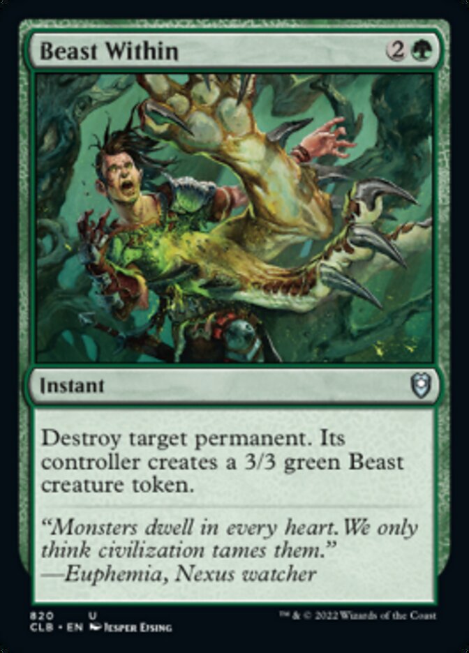 Beast Within [Commander Legends: Battle for Baldur's Gate] | Galaxy Games LLC