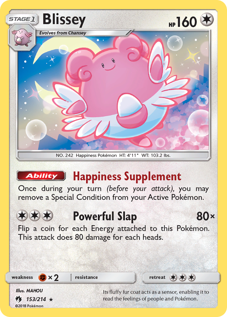 Blissey (153/214) [Sun & Moon: Lost Thunder] | Galaxy Games LLC