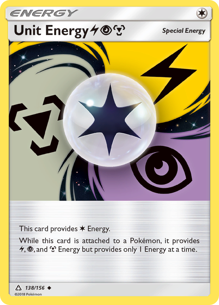 Unit Energy (138/156) (Lightning, Psychic, Metal) [Sun & Moon: Ultra Prism] | Galaxy Games LLC