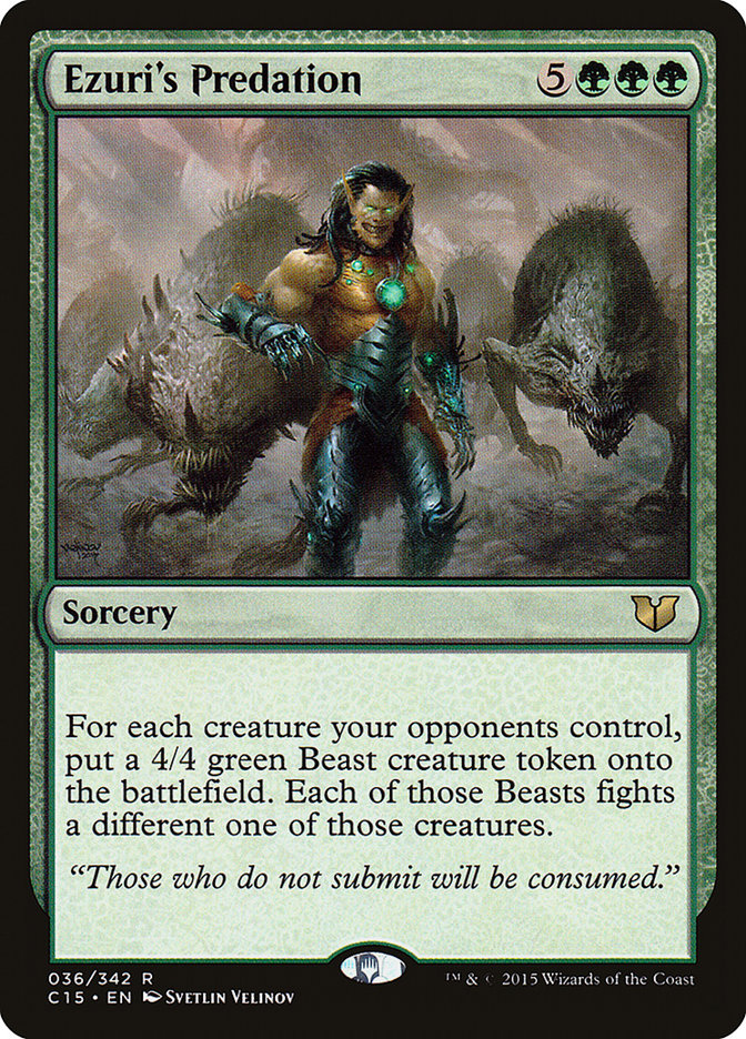 Ezuri's Predation [Commander 2015] | Galaxy Games LLC