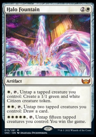 Halo Fountain (Promo Pack) [Streets of New Capenna Promos] | Galaxy Games LLC