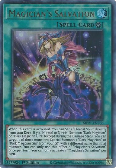 Magician's Salvation [MP21-EN256] Ultra Rare | Galaxy Games LLC