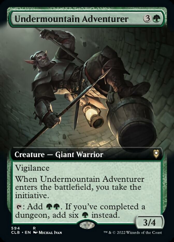 Undermountain Adventurer (Extended Art) [Commander Legends: Battle for Baldur's Gate] | Galaxy Games LLC