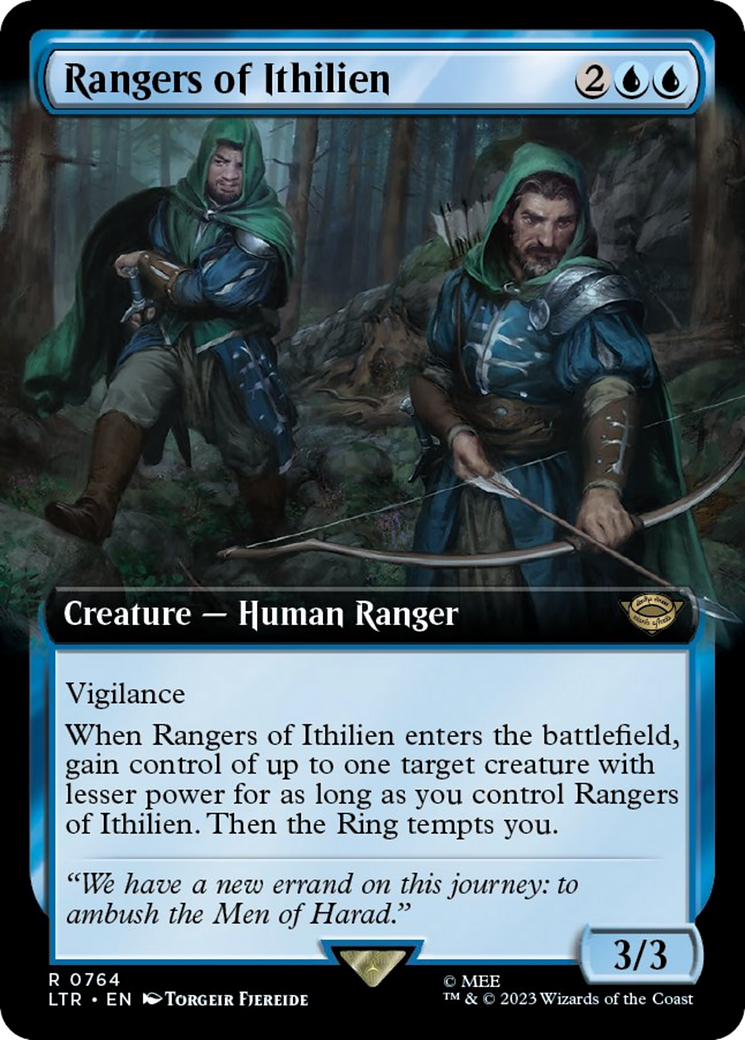 Rangers of Ithilien (Extended Art) (Surge Foil) [The Lord of the Rings: Tales of Middle-Earth] | Galaxy Games LLC