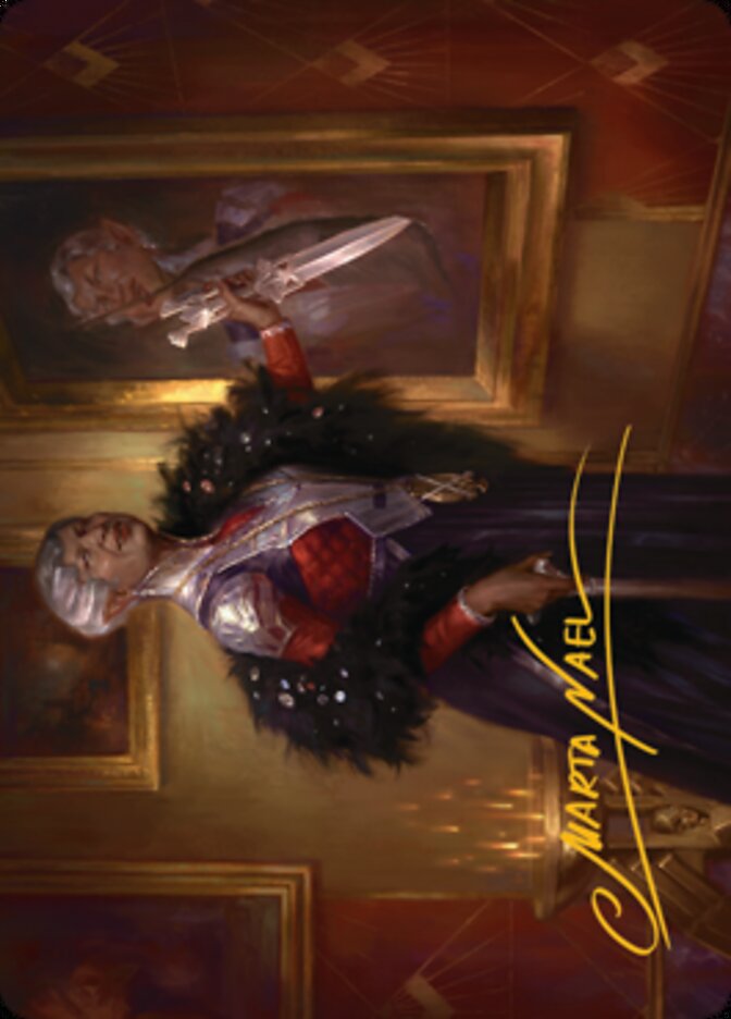 Evelyn, the Covetous Art Card (Gold-Stamped Signature) [Streets of New Capenna Art Series] | Galaxy Games LLC