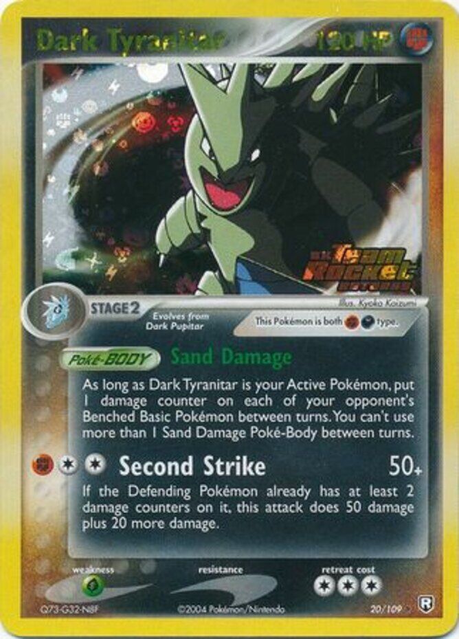 Dark Tyranitar (20/109) (Stamped) [EX: Team Rocket Returns] | Galaxy Games LLC