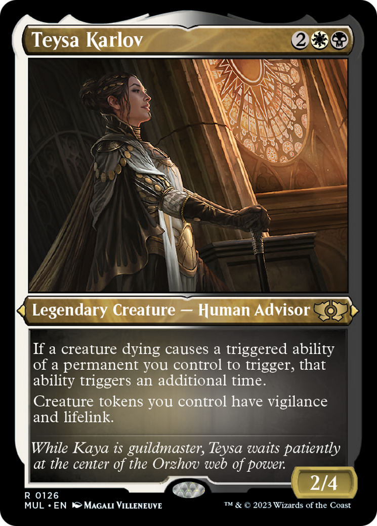 Teysa Karlov (Foil Etched) [Multiverse Legends] | Galaxy Games LLC