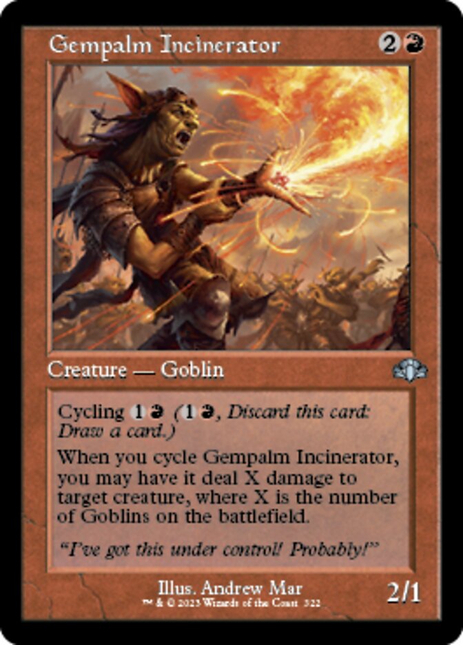 Gempalm Incinerator (Retro) [Dominaria Remastered] | Galaxy Games LLC