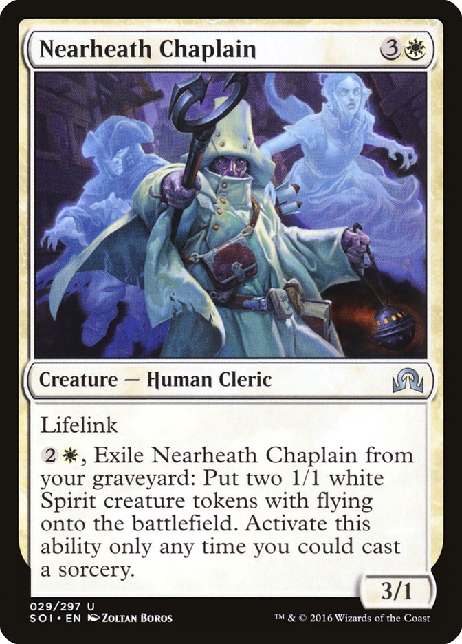 Nearheath Chaplain [Shadows over Innistrad] | Galaxy Games LLC