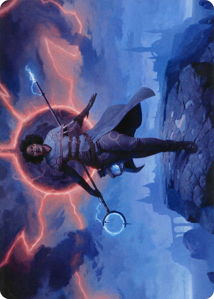 Rona, Herald of Invasion Art Card [March of the Machine Art Series] | Galaxy Games LLC