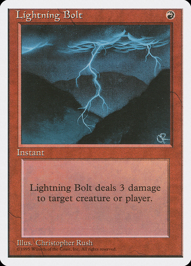 Lightning Bolt [Fourth Edition] | Galaxy Games LLC