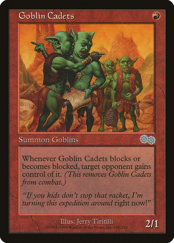 Goblin Cadets [Urza's Saga] | Galaxy Games LLC