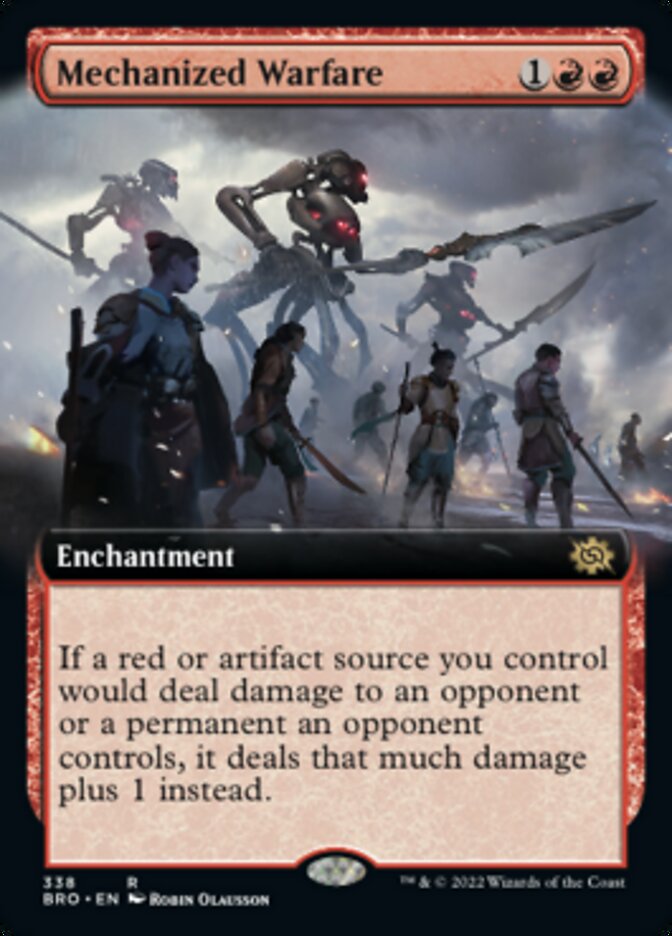 Mechanized Warfare (Extended Art) [The Brothers' War] | Galaxy Games LLC