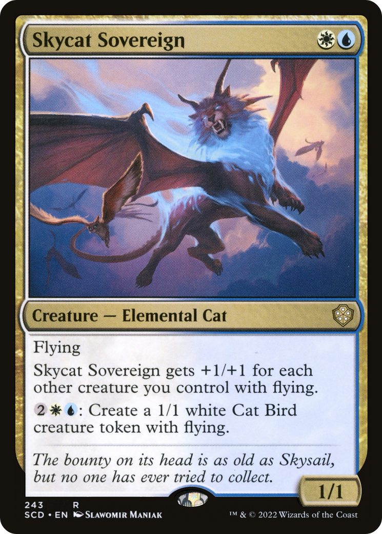 Skycat Sovereign [Starter Commander Decks] | Galaxy Games LLC
