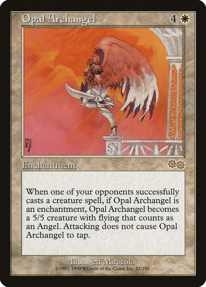 Opal Archangel [Urza's Saga] | Galaxy Games LLC