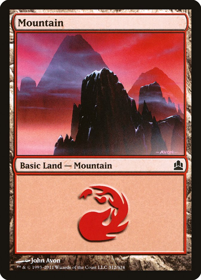 Mountain (312) [Commander 2011] | Galaxy Games LLC